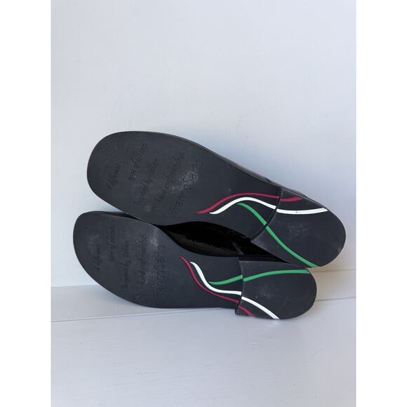 Franco Sarto Women's Black Patent Leather Bocca Slip-on Loafers Size 10M - Picture 10 of 11